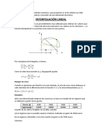 Interpolación Lineal