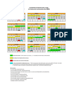 Calendario ISSS 2021