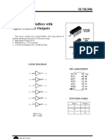 Hex Inverted Buffers With Open-Collector Outputs: SL74LS06