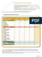 Modelo Presupuesto