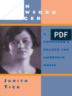 Judith Tick Ruth Crawford Seeger A Composer S Search For American Music