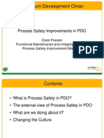 Asset Integrity Process Safety Management Improvements PDO