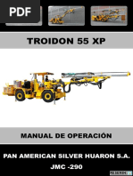 Manual de Operación Troidon 55 XP JMC-290