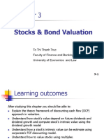 Chapter 3 Stocks and Bond Valuation