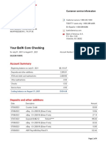 Your Bofa Core Checking: Account Summary