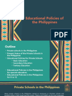 Educational Policies of The Philippines