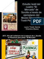 Estudio Textil Del Cuadro Del Mercado de Sorolla A Través de Ejemplos Del Museo Etnográfico Textil Pérez Enciso de Plasencia