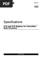 100 Specifications c15 and c18 Caterpillar