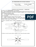 Prova de Geografia