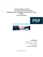 Informe Contrato de Trabajo