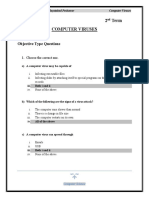 Chapter#3 2 Term Computer Viruses: Objective Type Questions