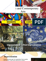 Modern and Contemporary Arts