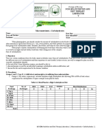 Macronutrients-Carbohydrates: NCM 105A Nutrition and Diet Therapy Laborator Y