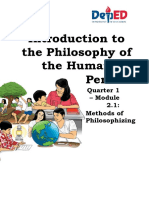 Introduction To The Philosophy of The Human Person: Senior High School