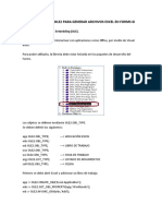 Uso de Librería Ole2 para Generar Archivos Excel en Forms 6i