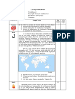 Learning Guide Module Subject Code SS2 Module Code 1.0 Lesson Code 1.1 Time Limit Components Sample Tasks TA (Min) ATA (Min) Targets