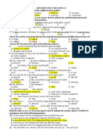 Revision Test For Units 1,2,3