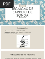 Técnicas de Barrido de Sonda