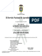 El Servicio Nacional de Aprendizaje SENA: Analisis Financiero