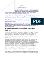 SC Adopts Revisions To The Law Student Practice Rule: July 16, 2019