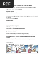 Avaliação 1 - Trimestre 1 - VTD, VTI, VTDI, VI, Tipos de Suj, Tipos de Pred