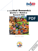 PR2 Module 5 Research Title