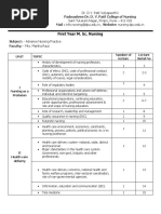 FY MSC Advance Nursing Practice