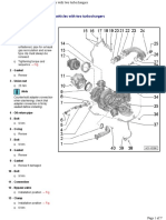 Exploded View - Turbochargers, Vehicles With Two Turbochargers
