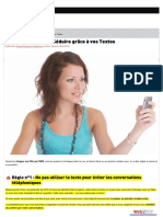 Conseils Pour Mieux Draguer Par Sms