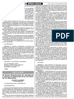 DS #023-2003-ED Disposiciones de Emergencia.