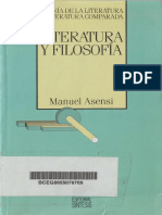 Asensi, Manuel - Literatura y Filosofía