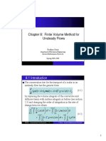 Chapter 8: Finite Volume Method For Unsteady Flows: Div Div Grad S Div Div Grad S T