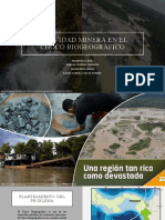 Actividad Minera en El Chocó Biogeografico