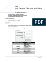 Calculator Using Generic Delegate and Event: Laboratory Exercise