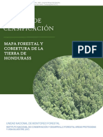 Mapa Forestal y Cobertura de La Tierra de Honduras