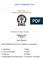 Fundamentals of Multiphase Flow: Prof. G. Das