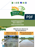 Land Preparation Key Check 2 Well-Leveled Field