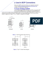 API Ring Gaskets Used in BOP Connections