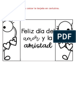 Tarjeta Amor y Amistad Transición