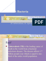 Acid Fast Bacteria: M. Tuberculosis, M. Leprae