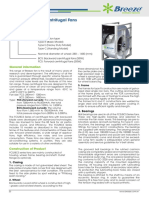 FCS/BCS Series - Centrifugal Fans: Description Data