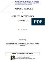 Applied Economics Module 1