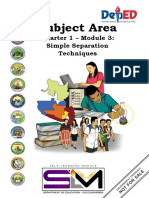 GeneralChemistry1 q1 Mod3of8 Simple Seperation Techniques v2