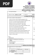 CSC Form 6 Application For Leave