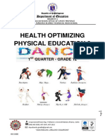 Health Optimizing Physical Education 3: 1 Quarter - Grade 12