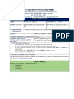 Plan de Actividad No. 1 FISICA 3ero BGU C