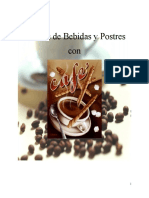 Recetas de Bebidas y Postres Con Cafe