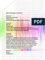 Lista de Generos y SubGeneros Electro OFICIAL