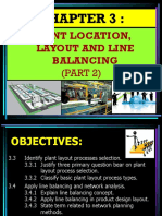 Chapter 3 - Plant Location, Layout Line Balancing (Part 2)