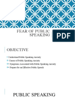 Fear of Public Speaking